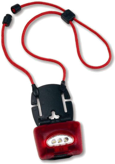 [Like wearing a flashlight around your neck]